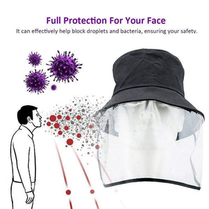 Hats Headwear Anti Droplets Full Face Mask Protective Cap Detachable Design Reusable Outdoor Protector For Men Women