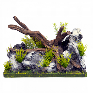 Aqua One Ecoscape Driftwood Rock Garden Medium