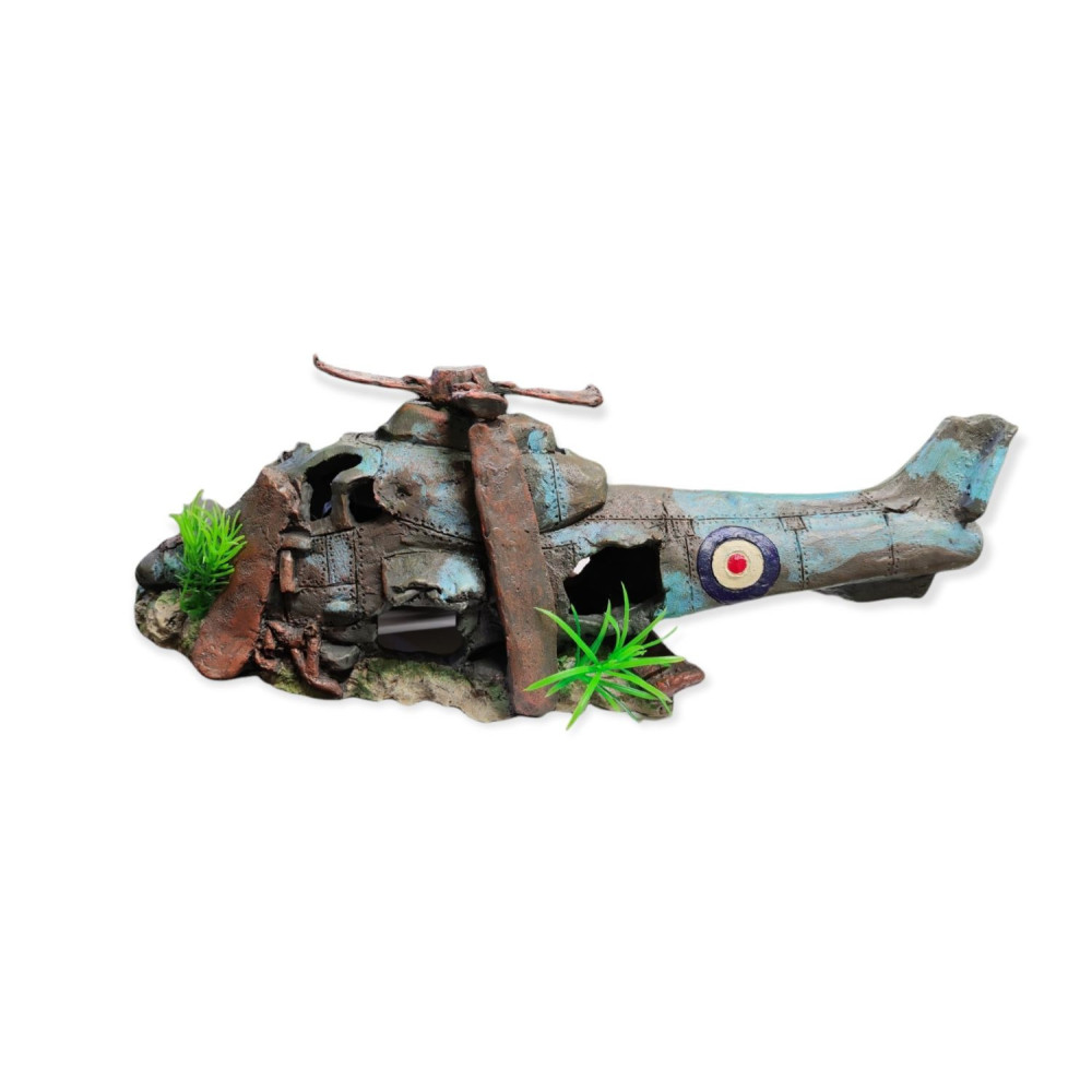 Aqua One Ruined Helicopter M Ornament