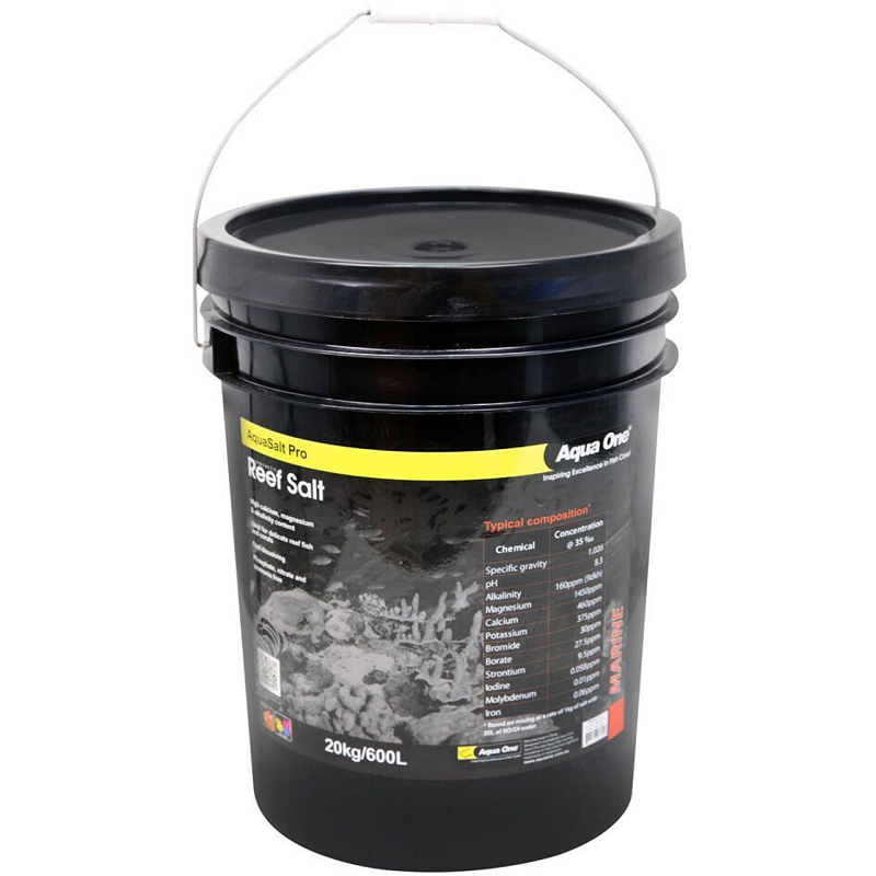 Aqua One Synthetic Reef Salt 20Kg Bucket 600L