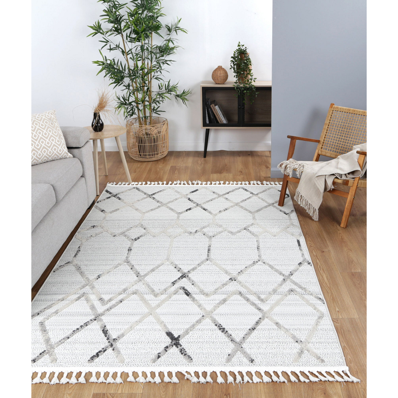 Rug Home Decor - Ares-02-Cream-Grey 80X300