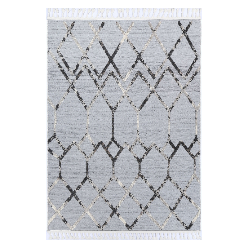 Rug Home Decor - Ares-04-Grey-Anthrasite 80X300