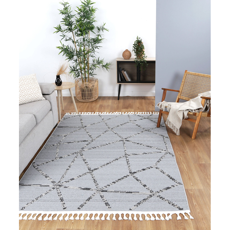 Rug Home Decor - Ares-06-Grey-Anthrasite 300X400