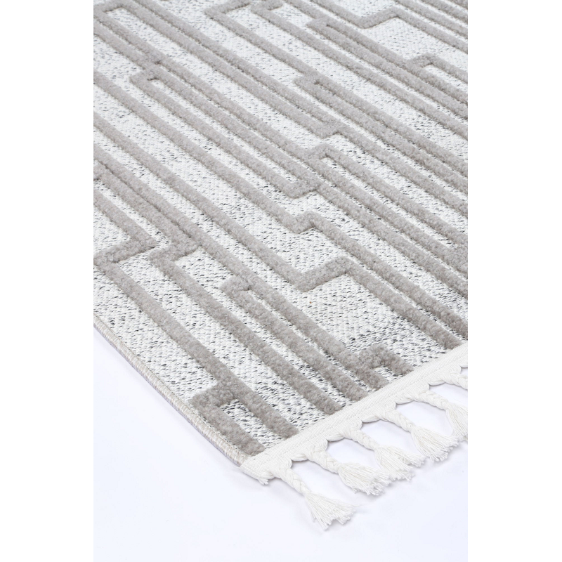 Rug Home Decor - Ares-08-Cream-Grey 200X290