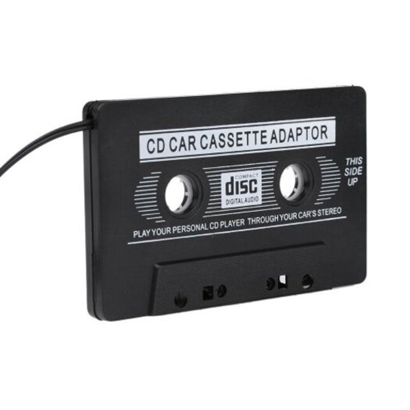 Aux 3.5Mm Universal Classic Car Audio Tape Cassette Adapter Black