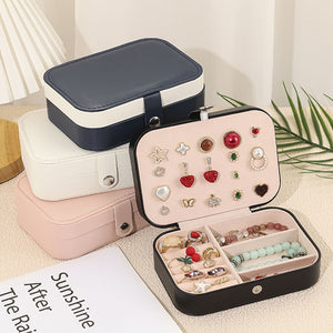 Elegant Double Section Jewellery Box Storage