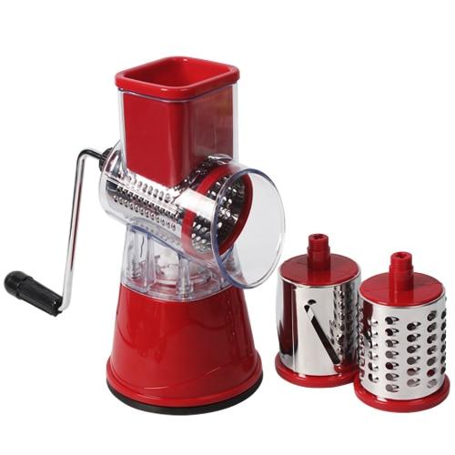 Manual Multifunctional Round Mandoline Slicer Grater