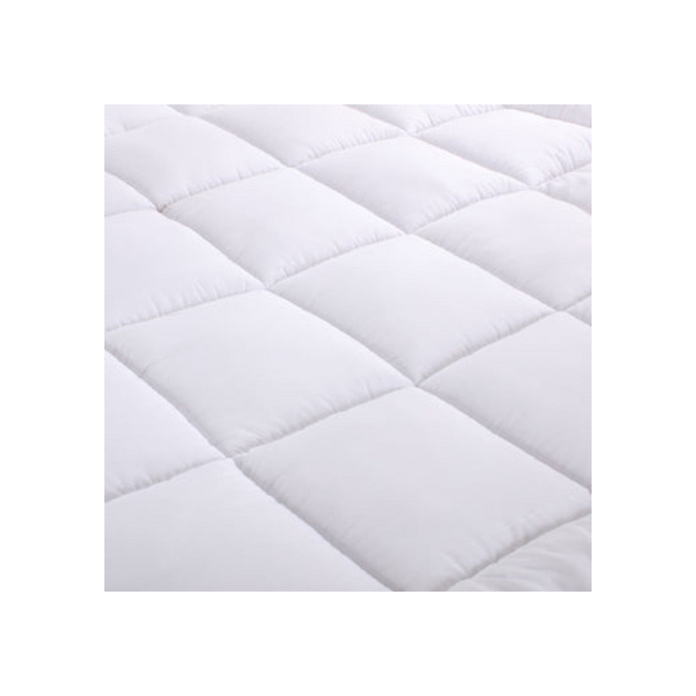 Bamboo Cotton Fitted Mattress Topper King Single