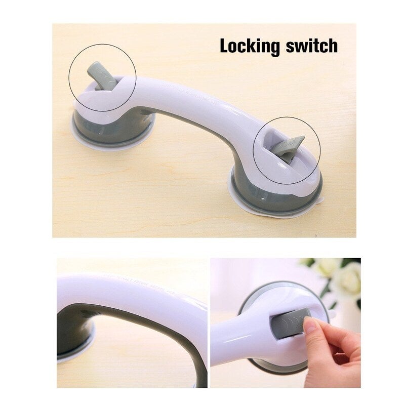 Bathroom Suction Grab Bars Armrest Toilet Assist Handle Cup Handrails Disabled Safety Shower Grip For Elderly Seniors Ch