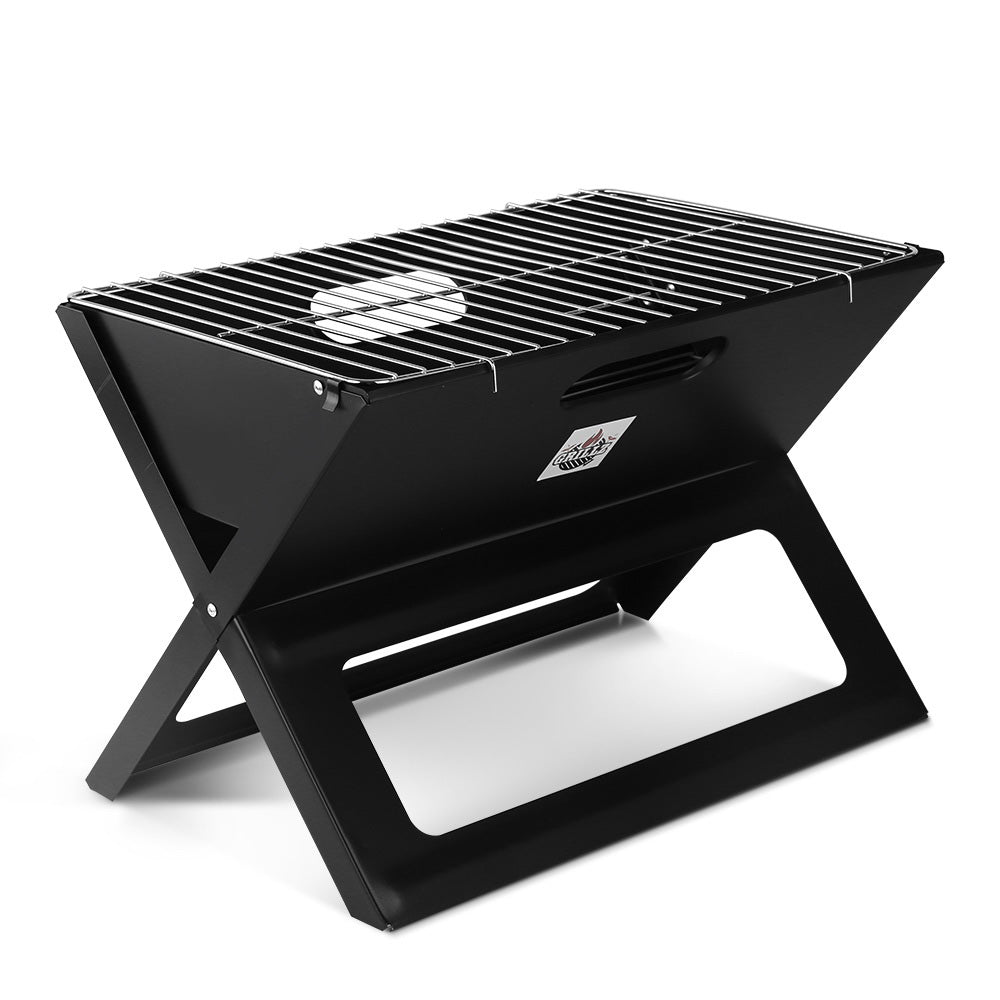 Grillz Notebook Portable Charcoal Bbq