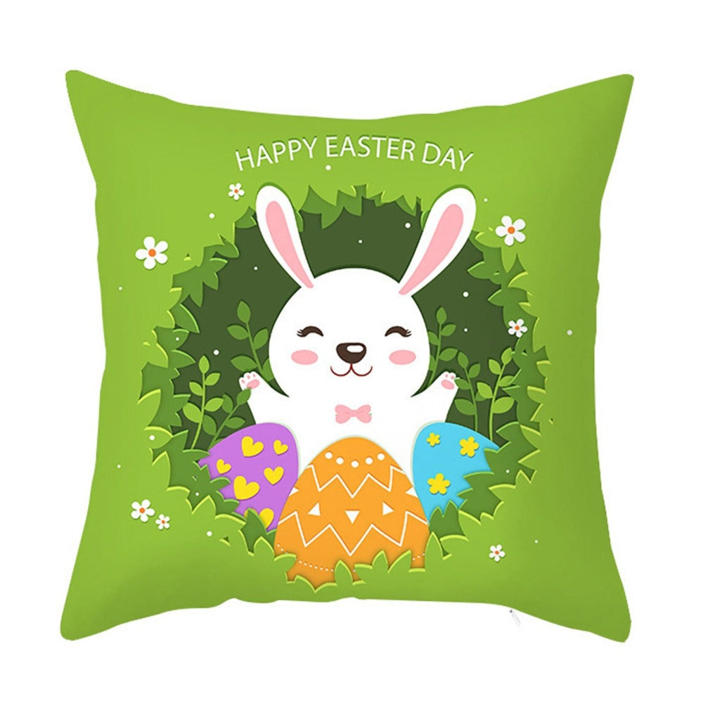 Easter Bunny Rabbit Cushion Covers Home Decor