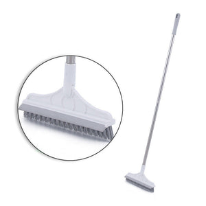 V Shape Floor Gap Cleaning Brush Broom Rubber Wiper Glass Scraper