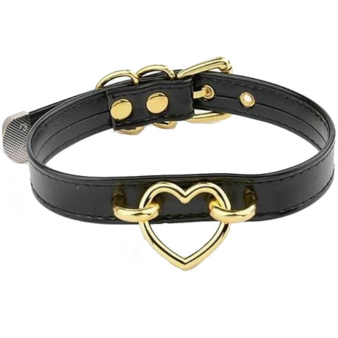 House Of Dasein Bdsm Heart Choker Collar Submissive Symbolic Jewelry Kink Fetish