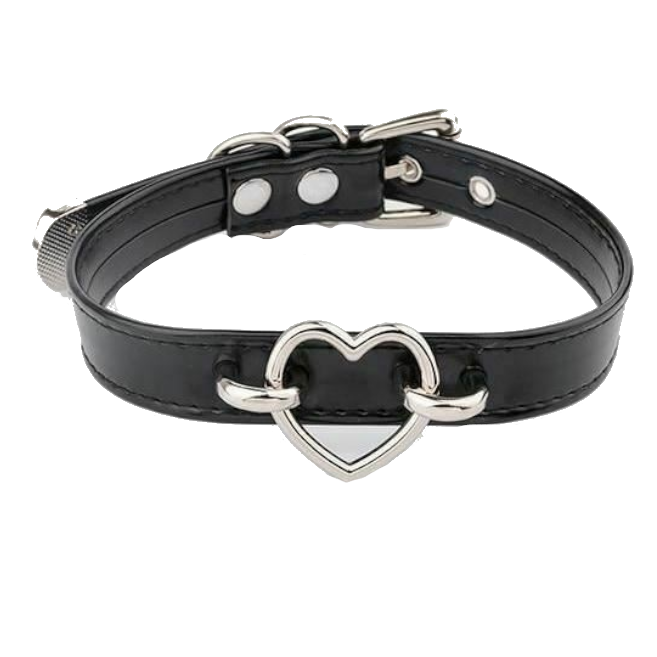 House Of Dasein Bdsm Heart Choker Collar Submissive Symbolic Jewelry Kink Fetish