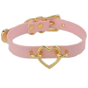 House Of Dasein Bdsm Heart Choker Collar Submissive Symbolic Jewelry Kink Fetish