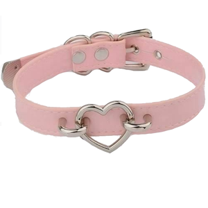 House Of Dasein Bdsm Heart Choker Collar Submissive Symbolic Jewelry Kink Fetish