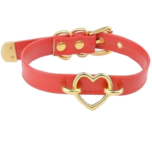 House Of Dasein Bdsm Heart Choker Collar Submissive Symbolic Jewelry Kink Fetish