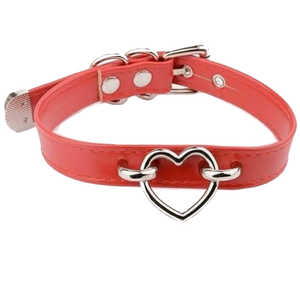 House Of Dasein Bdsm Heart Choker Collar Submissive Symbolic Jewelry Kink Fetish