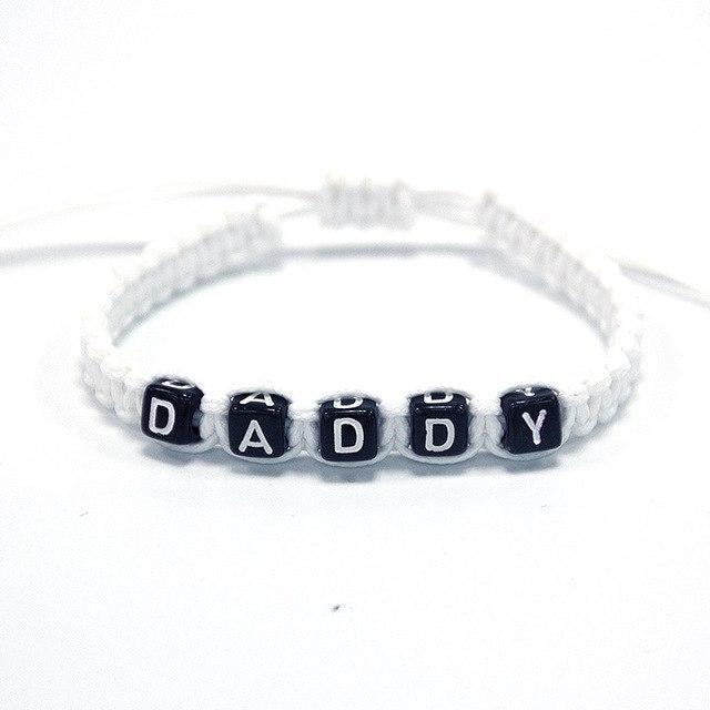 Beaded Daddy Bracelets Ddlg Littles Kawaii Vegan Leather Adjustable