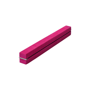 Randy & Travis Machinery 2.2M Gymnastics Folding Balance Beam Pink Synthetic Suede