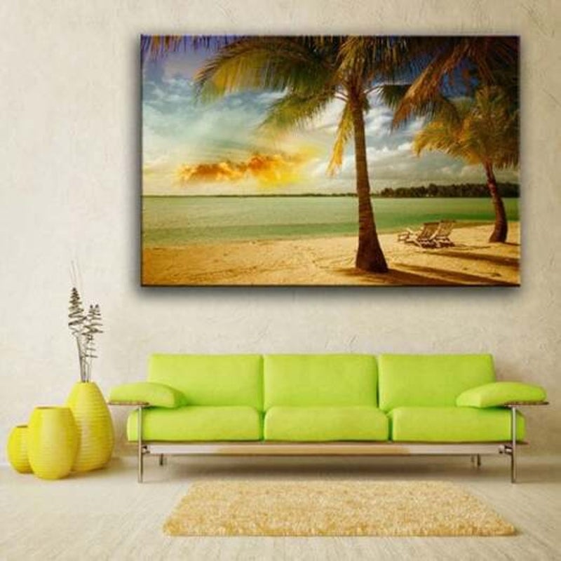 Beautiful Beach Prints For Home Decoration Multi X24 35 Inch No Frame