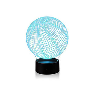 Bedside Lamp Touch Basketball Night 3D Led Table