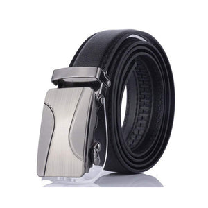 Belts Men's Leather Automatic Buckle Fashion Adjustable Dress