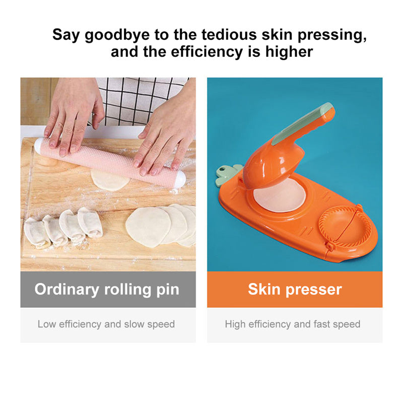 2 In 1 Kitchen Dumpling Making Tool Dough Pastry Press Mould