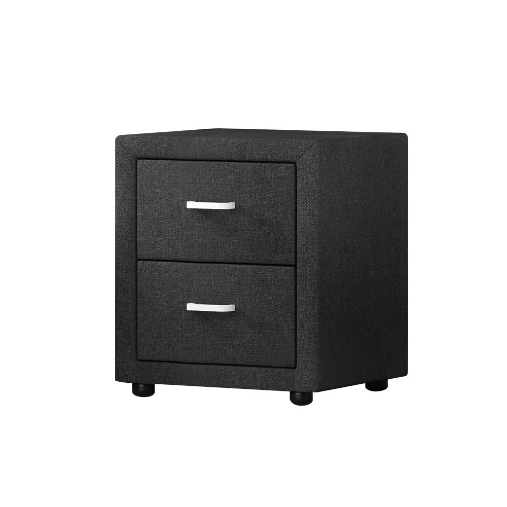 Artiss Moda Bedside Table - Charcoal