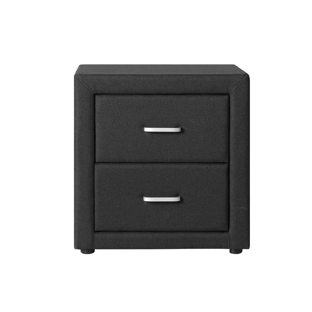 Artiss Moda Bedside Table - Charcoal