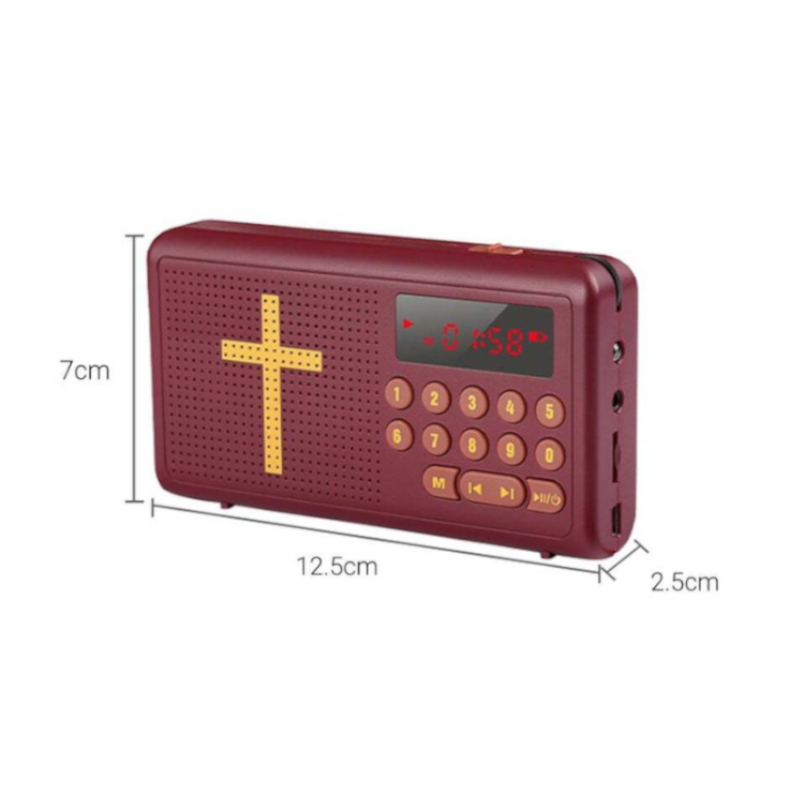 Bible Electronic Audio Player Travel Accessories Rechargeable