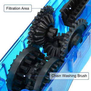 Bike Accessories Portable Bicycle Chain Cleaner Scrubber Brushes Mountain Gear Maintenance Cleaning Tools Kit