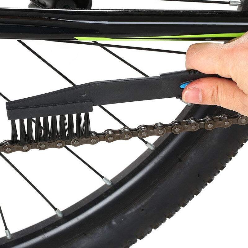 Bike Accessories Portable Bicycle Chain Cleaner Scrubber Brushes Mountain Gear Maintenance Cleaning Tools Kit