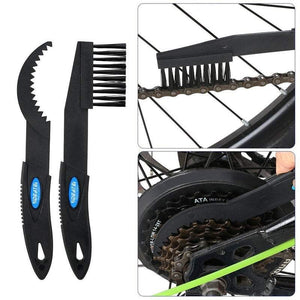 Bike Accessories Portable Bicycle Chain Cleaner Scrubber Brushes Mountain Gear Maintenance Cleaning Tools Kit