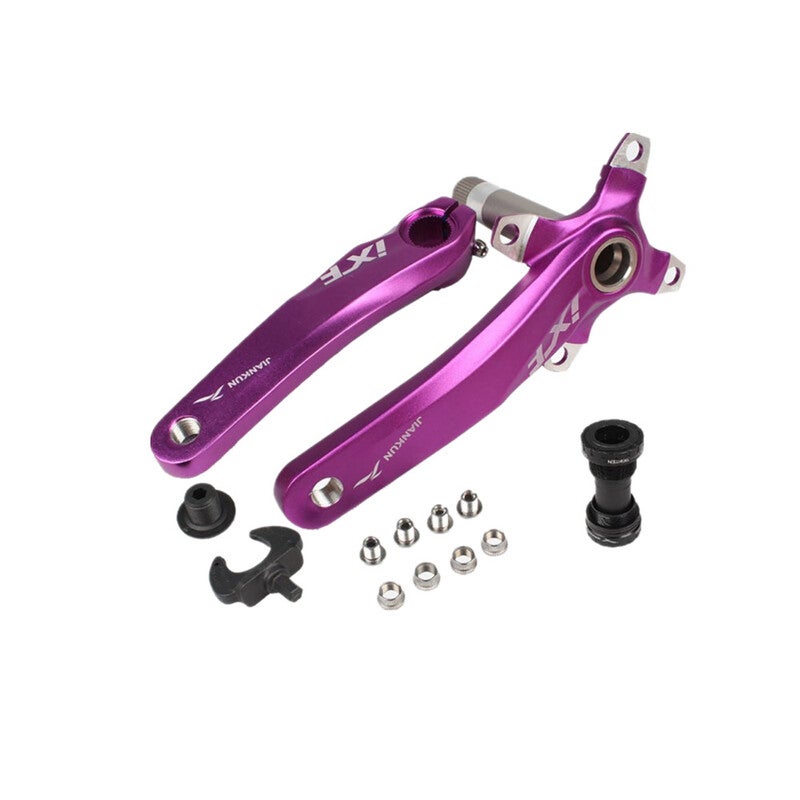 Bicycle Crank Middle Shaft Aluminum Alloy Crankset Bike Accessories