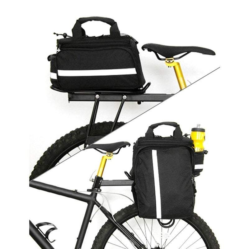 Saddle Bags Panniers Bicycle Rear Seat Multifunction Waterproof Mtb Bike Rack With Rain Cover