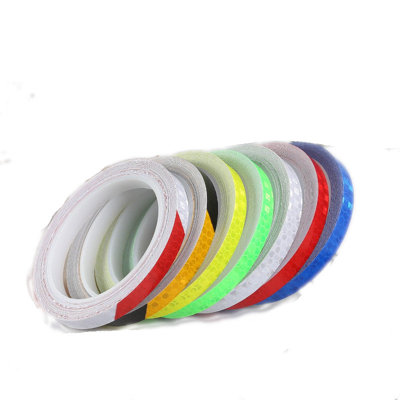 8M Bike Reflective Stickers Cycling Fluorescent Reflector Tape Mtb Bicycle Accessories