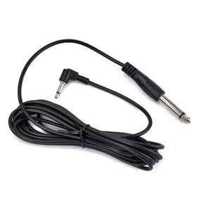 Black Electric Bass Guitar Audio Cable Wire Bigger 6.35 To Smaller 3.5 Plug