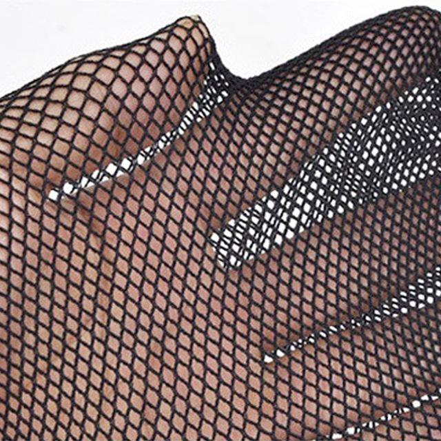 House Of Dasein Black Fishnet Stockings Lingerie Mesh One Size Stretchy Durable For Women