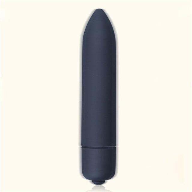 Powerful Black Mini G Spot Bullet Vibrator 10 Speeds Waterproof