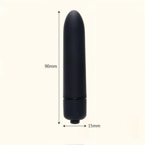 Powerful Black Mini G Spot Bullet Vibrator 10 Speeds Waterproof