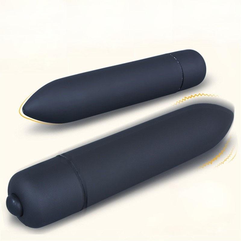 Powerful Black Mini G Spot Bullet Vibrator 10 Speeds Waterproof