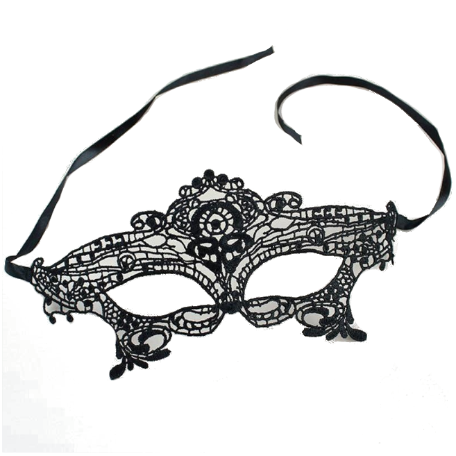 House Of Dasein Black Lace Sexy Erotic Eye Mask Cosplay Bondage Kink Bdsm Fetish Restraints