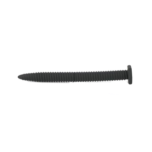 Black Penis Plug Screw Nail Urethral Silicone Sound Men
