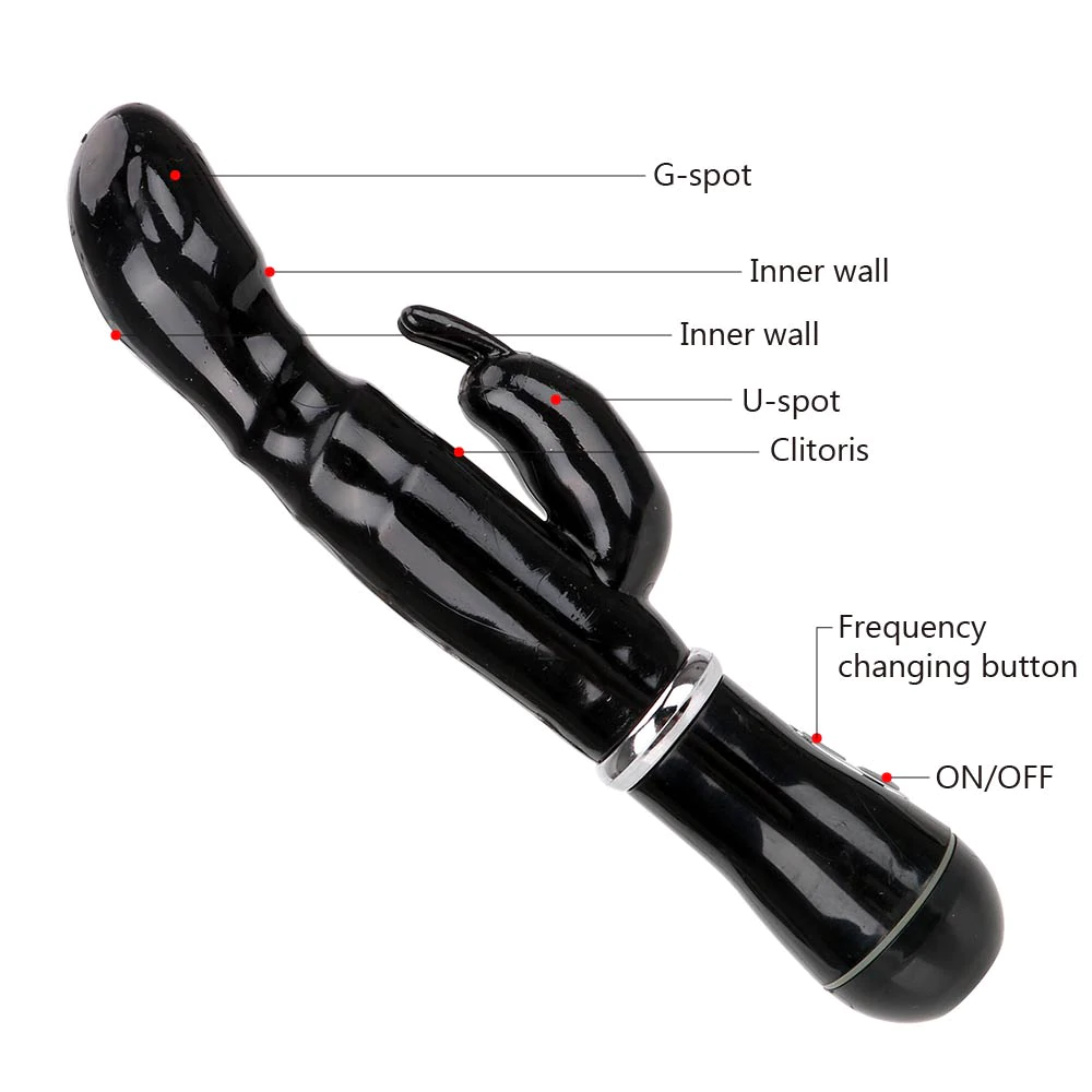 Rabbit Vibrator 12 Modes G Spot Waterproof Vibrating