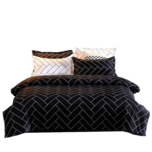 Black&White Size Duvet Quilt Cover Set