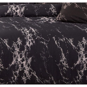 Black Marble Duvet Quilt Cover Set