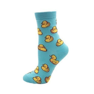 Blue Baby Duck Socks