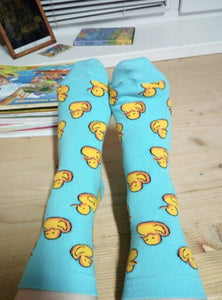 Blue Baby Duck Socks