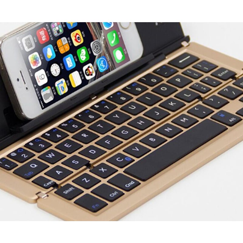 Bluetooth Folding Keyboard 3 System Universal Mobile Phone Tablet Aluminum Wireless